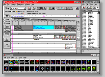 The Showtime timeline editor